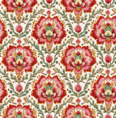 ALGODON FLOR ROJO