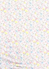 FLORES PASTEL ROSA AZUL Y AMARILLO