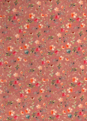 FLORES ROSAS FONDO SALMON