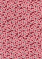 FONDO ROSA HOJAS GRANATE