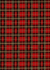 TARTAN NAVIDAD ROJO