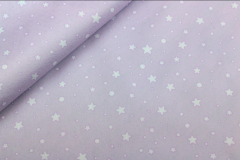 RETAL FIELTRO LILA ESTRELLAS BLANCAS