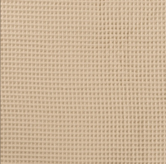 WAFFLE ALGODON BEIGE