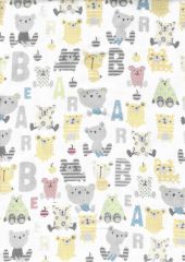 PIQUE ANIMALES Y LETRAS VERDE