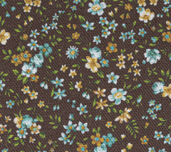 VIELLA FLORES FONDO MARRON