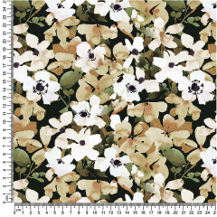 SATEN FLORES BEIGE