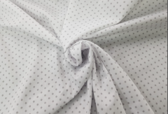 TROZO PIQUE TOPO GRIS FONDO BLANCO 75a 80 cm