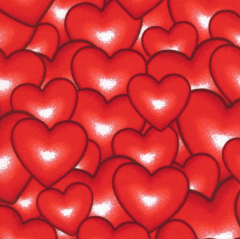 TROZO STRECH CORAZONES ROJOS 70cm