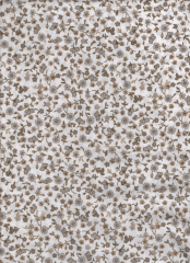 TRASERA ALGODON FLORES BEIGE 280cm