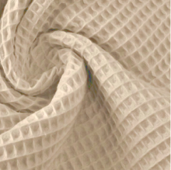 TROZO WAFFLE ALGODON BEIGE