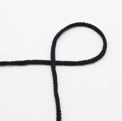 CORDON ALGODON 6MM NEGRO