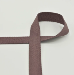 CINTA MOCHILA ALGODON POLIESTER MALVA 25mm